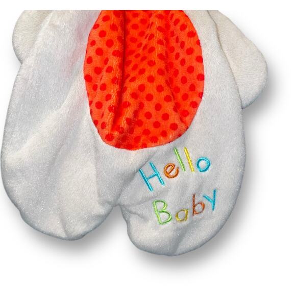Gund Baby Lovey Elephant Plush Flappy Activity Hello Security Blanket Nursery - Picture 5 of 10